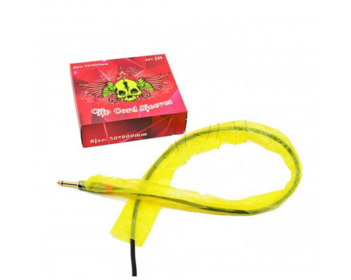 Барьерная защита на клип корд YELLOW - 125шт