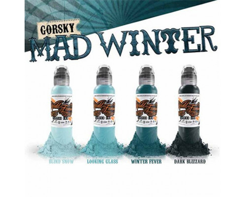 World Famous Ink - Damian Gorski Mad Winter Set 4 шт