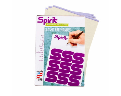 Трансферная бумага SPIRIT для ручного перевода Classic Freehand 4А ORIGINAL - 100 листов