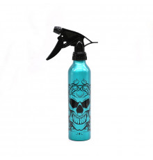Бутылка для жидкости SKULL с распылителем - бирюзовая