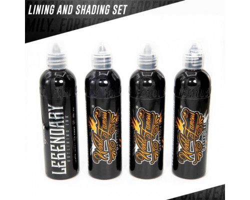 World Famous Ink - Lining and Shading Set 4 шт