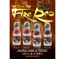 World Famous Ink - Dima NBK - Fire Red set 4 шт