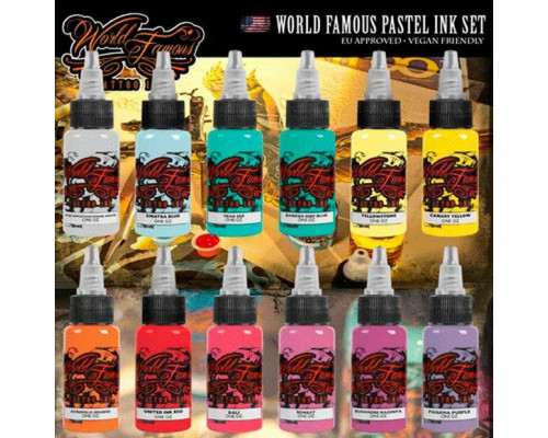World Famous Ink - Color Pastel Set 12 шт