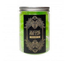 Колпачки силиконовые 13мм NEON GREEN 100шт