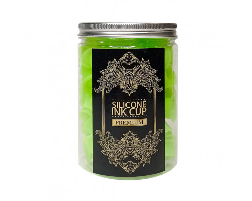 Колпачки силиконовые 13мм NEON GREEN 100шт