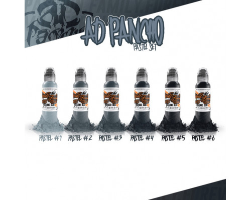 World Famous Ink - A.D. Pancho Pastel Grey Set