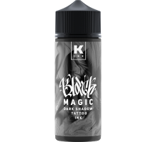 КРАСКА Tattoo Ink - BLACK MAGIC dark shadow tattoo ink 120 мл