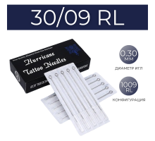 Иглы HURRICANE - Round Liner - 10/09RL