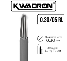 Иглы KWADRON - Long Taper - 30/05RL