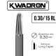 Иглы KWADRON - Long Taper - 30/15RL