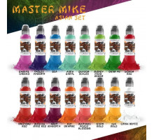World Famous Ink - Master Mike Asian Tattoo Set 16 шт