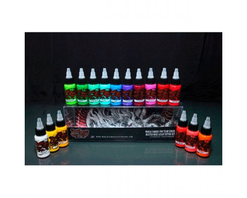 World Famous Ink - Master Mike Asian Tattoo Set 16 шт