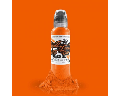 World Famous Ink - Master Mike Asian - Koi Orange